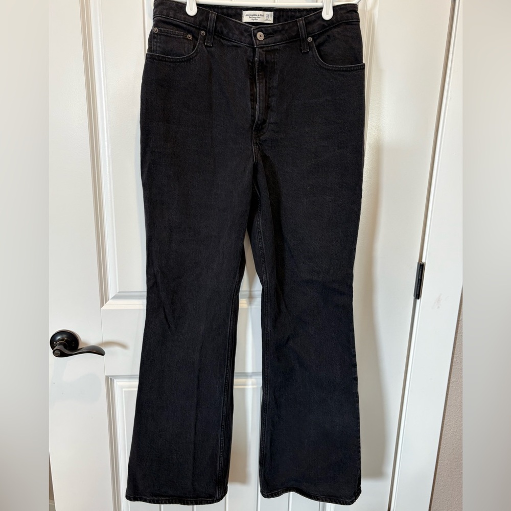 Abercrombie & Fitch Black Flare Jeans